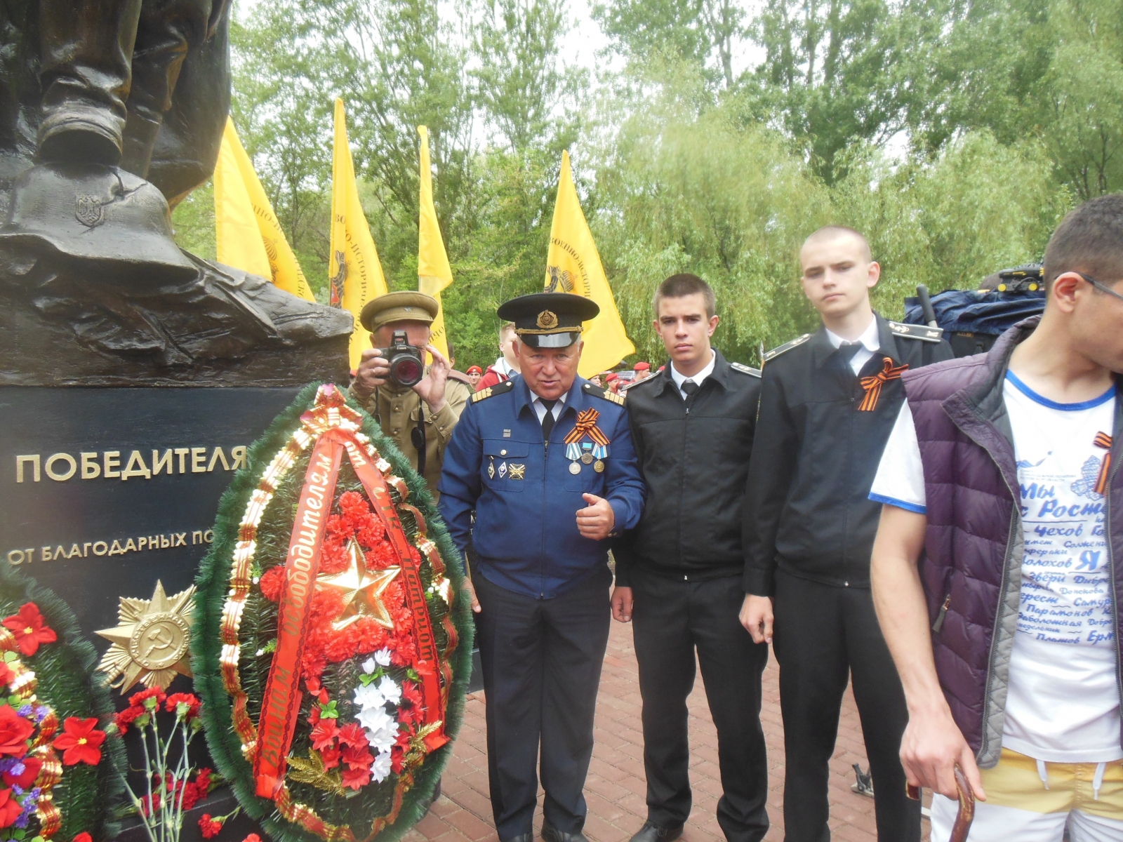 Открытие памятника в Кумженской роще